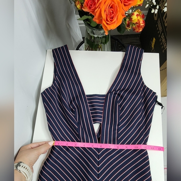 🔥Bebe Blue and White Dress. Size 00 - Picture 5 of 7